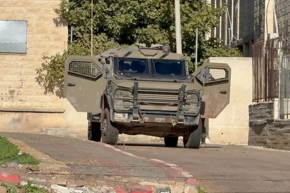Israeli military vehicles