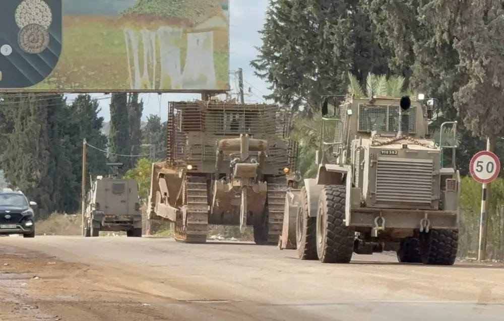 Israeli military engineering vehicles