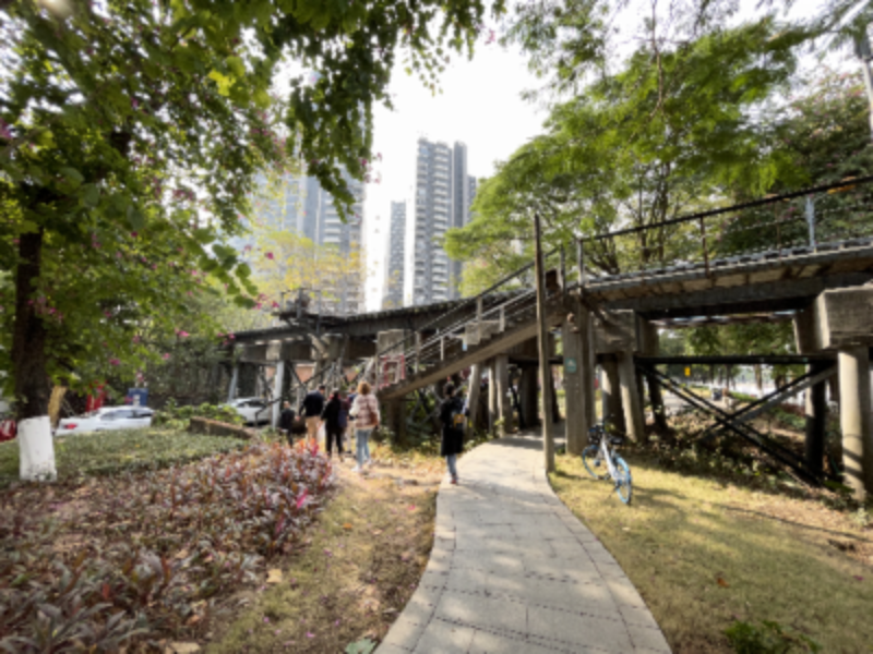 Real Scenes of Huadi River Railway Garden Before and After Renovation