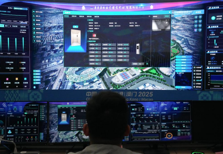 Smart management cloud platform of the Guangdong Olympic Sports Center Stadium.