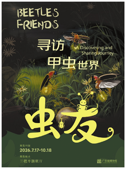 Poster for "Insect Friends: Exploring the World of Beetles"
